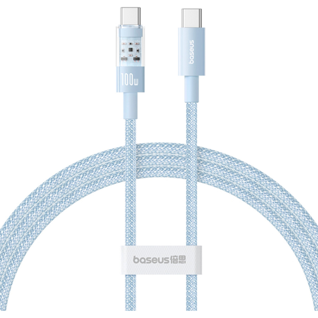 Кабель BASEUS Gem Fast Charging Cable Type-C to Type-C 100W 1м (P10373000311-00)