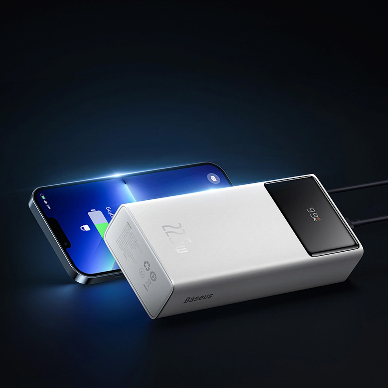 Повербанк BASEUS EnerFill FP41 22.5W 30000mAh White (E0027K01)