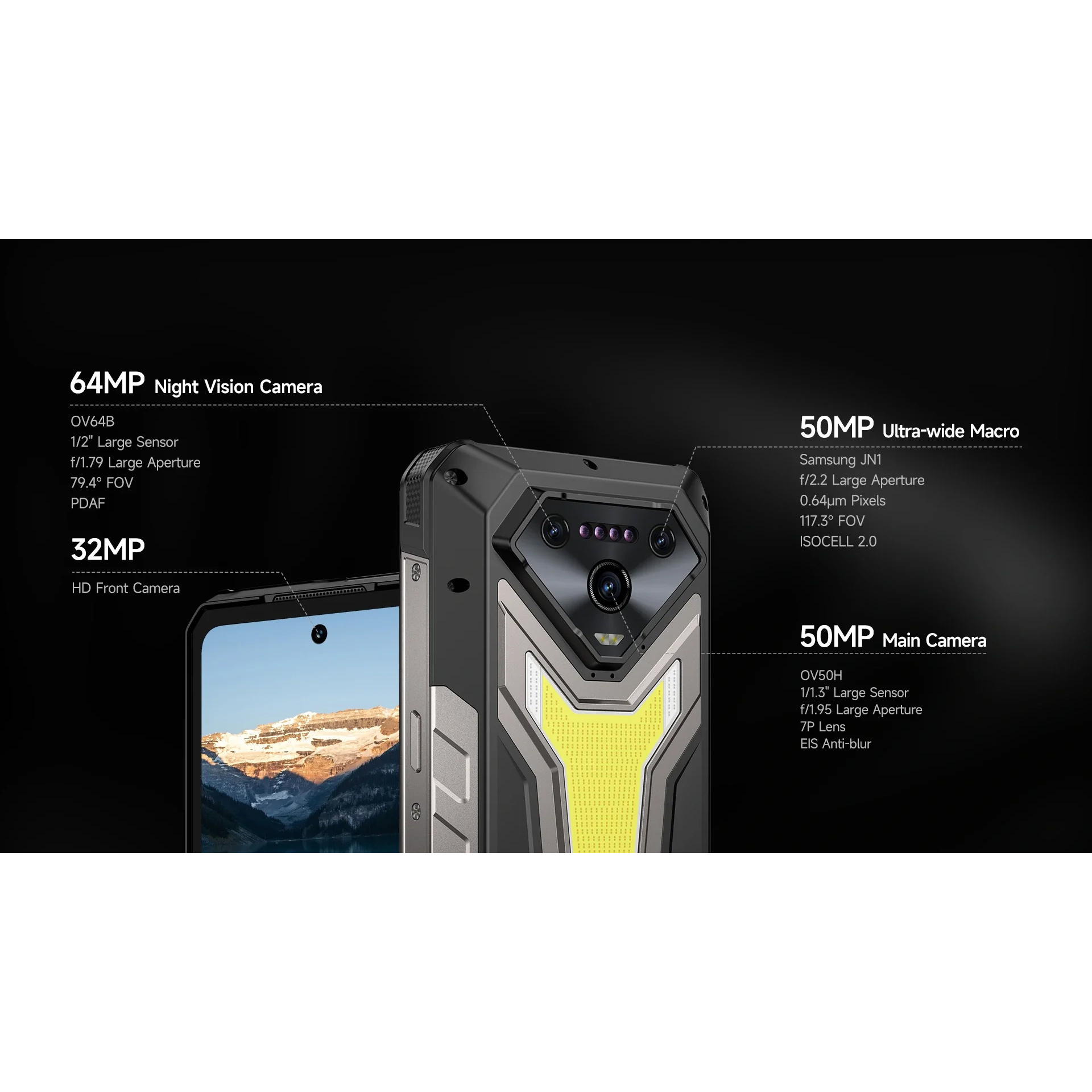Смартфон ULEFONE Armor 34+ 16/512GB Pulse Black