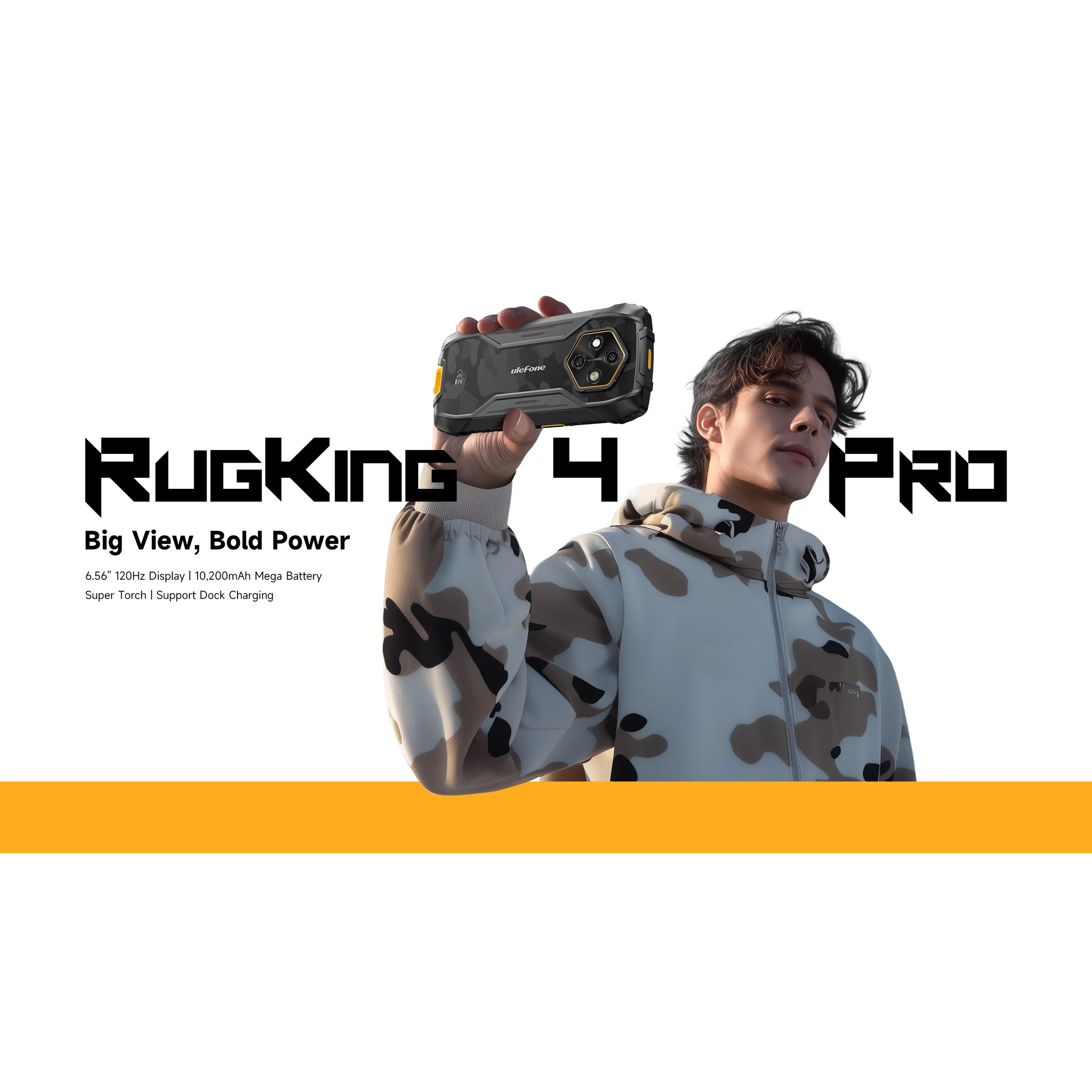 Смартфон ULEFONE RugKing 4 Pro 8/256GB Black