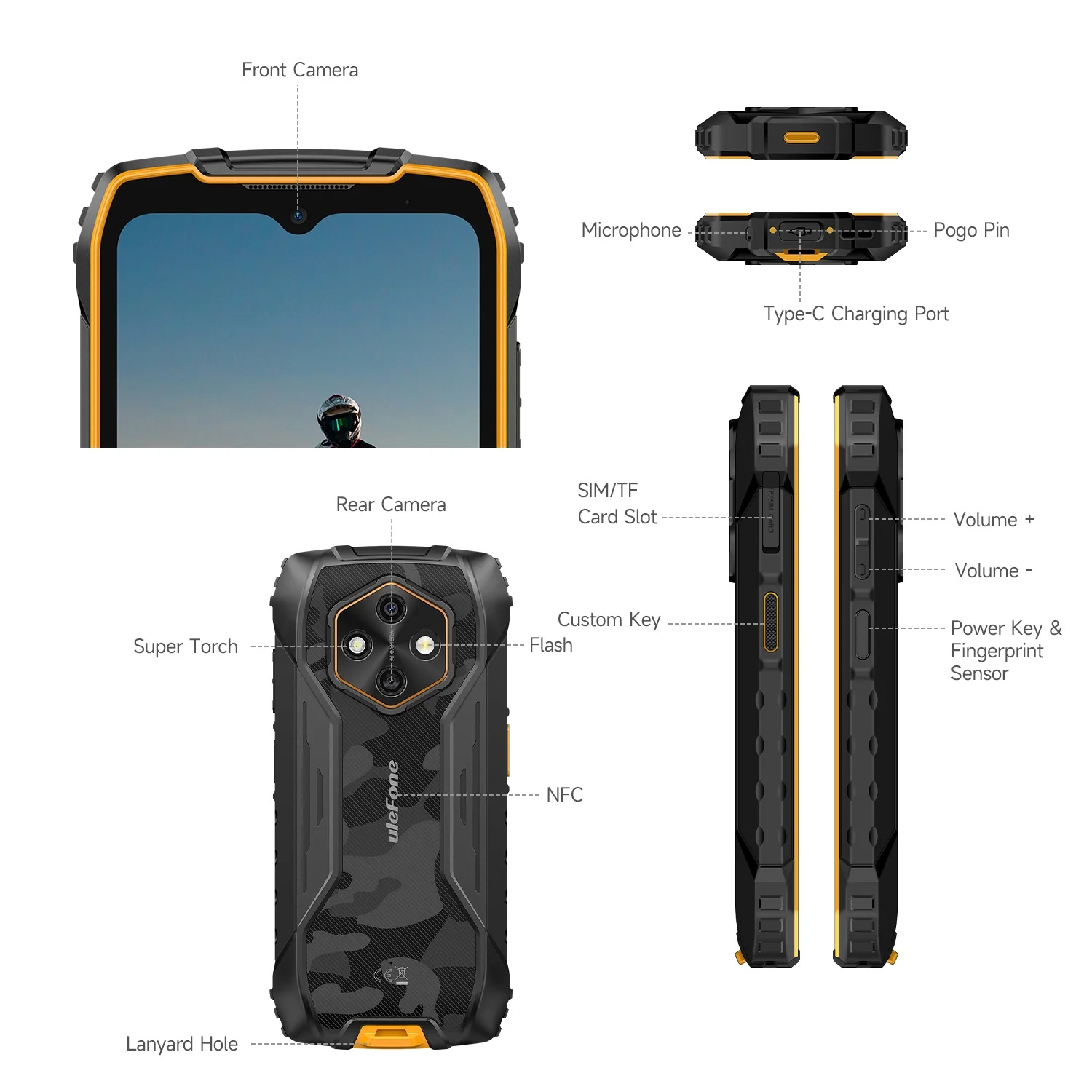 Смартфон ULEFONE RugKing 4 Pro 8/256GB Orange