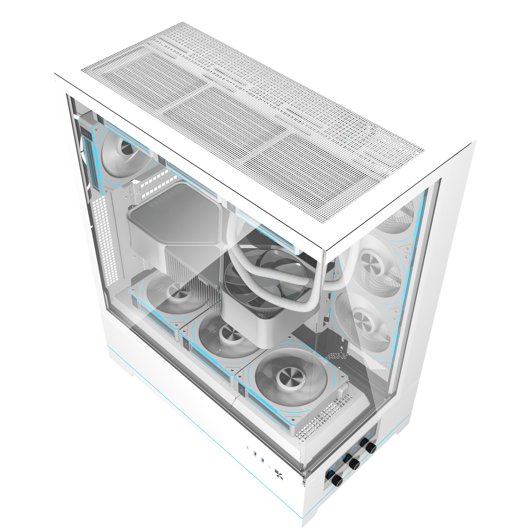 Корпус DARKFLASH DY451L PRO White
