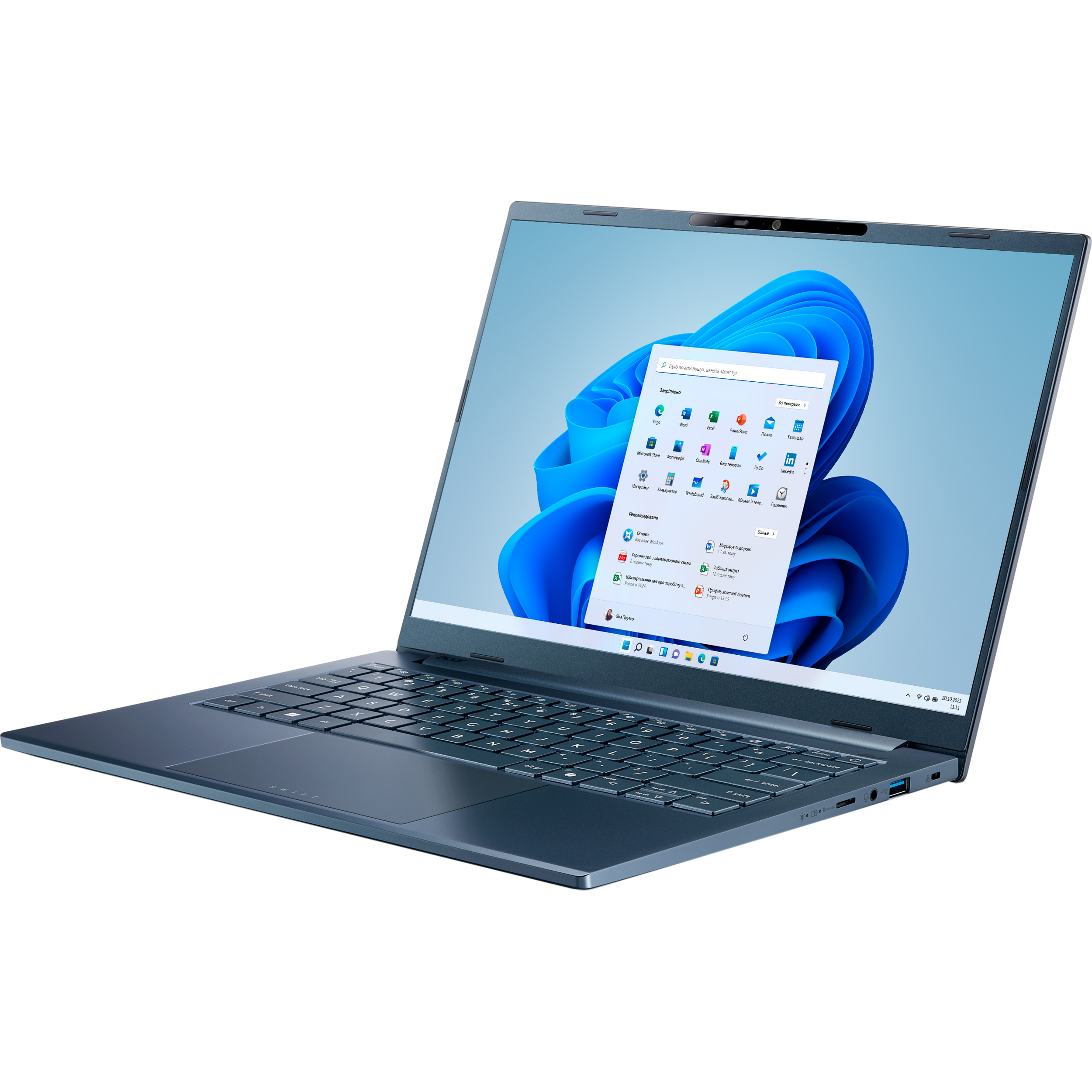 Ноутбук ACER Swift Go 14 AI SFG14-75-70WU Steam Blue (NX.JNBEU.003)