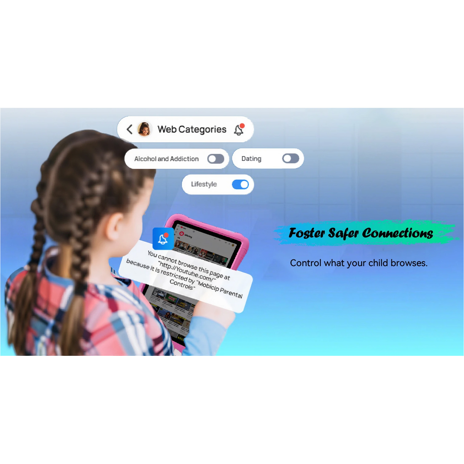 Планшет OSCAL Pad 60 Kids 4/128GB Candy Pink