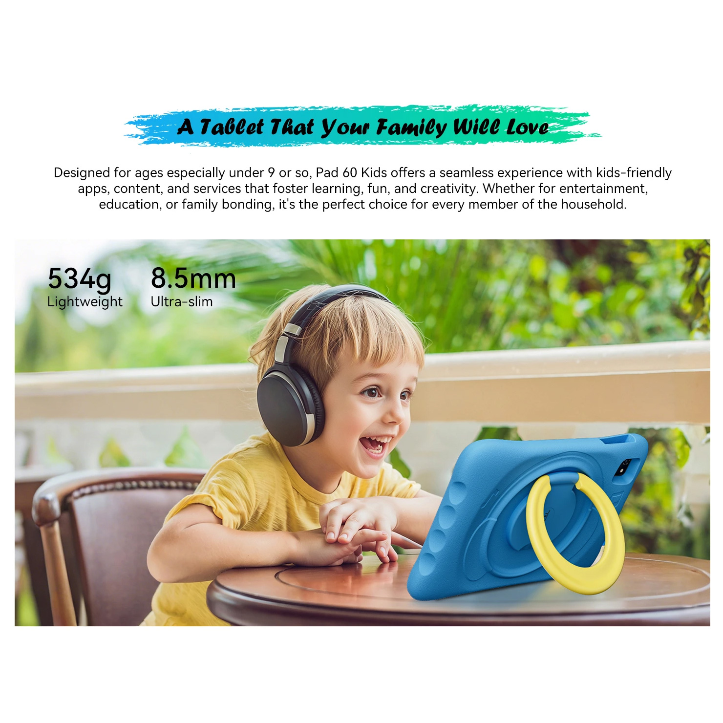 Планшет OSCAL Pad 60 Kids 4/128GB Magic Blue