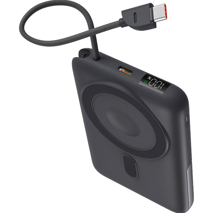 Повербанк з бездротовою зарядкою VINGA 22.5W Display + Wireless Charge 10000mAh (VPBB1022WL)