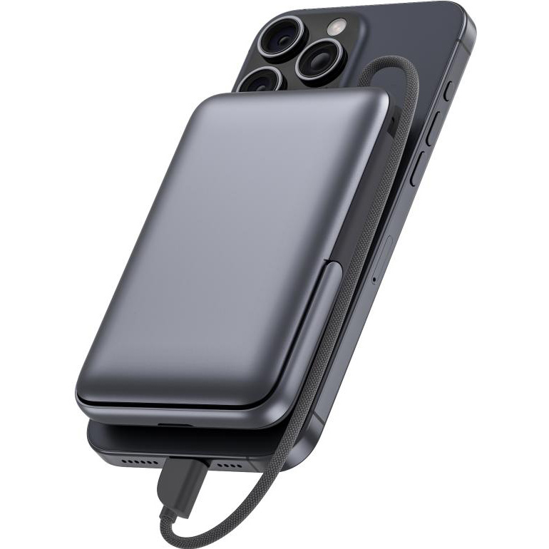 Повербанк з бездротовою зарядкою VINGA 22.5W Display + Wireless Charge 10000mAh (VPBB1022WL)