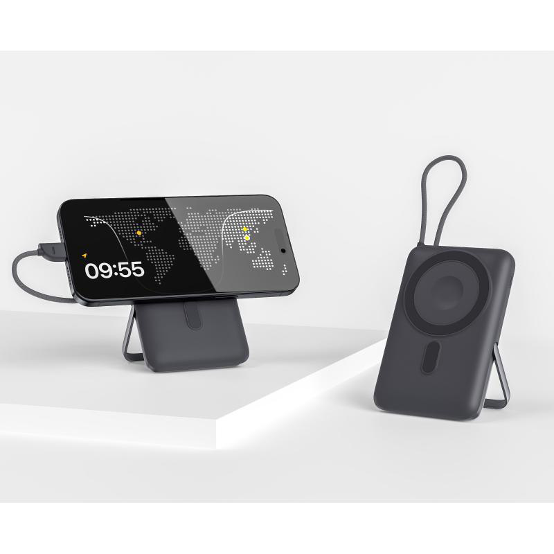 Повербанк з бездротовою зарядкою VINGA 22.5W Display + Wireless Charge 10000mAh (VPBB1022WL)