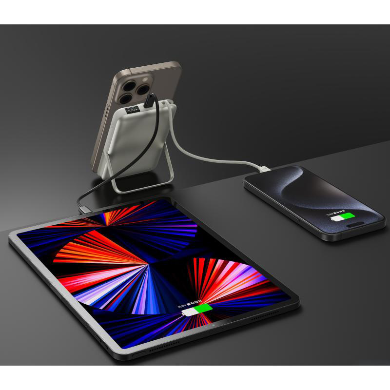 Повербанк з бездротовою зарядкою VINGA 22.5W Display + Wireless Charge 10000mAh (VPBB1022WL)