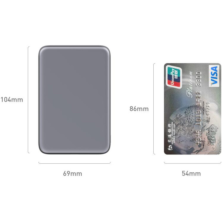 Повербанк з бездротовою зарядкою VINGA VPBB520WL 5000mAh