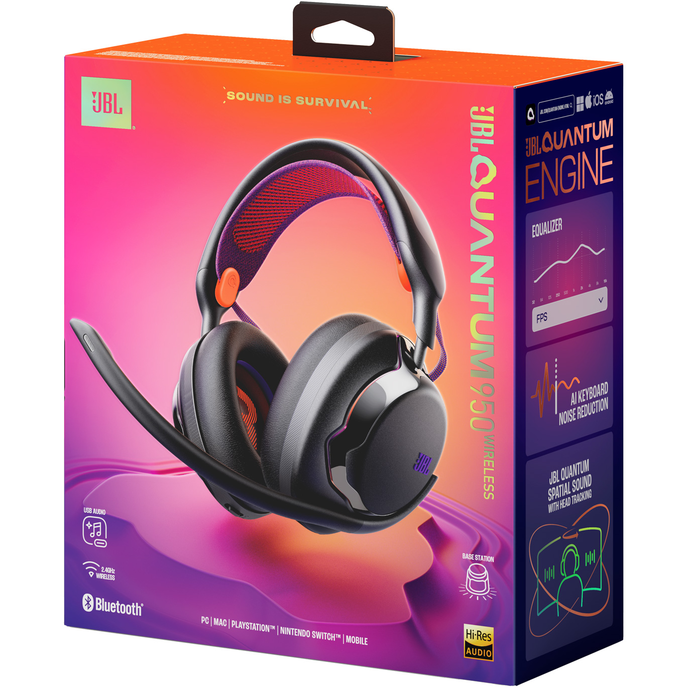 Наушники геймерские JBL Quantum 950 Black