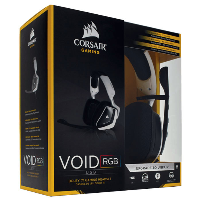Ігрові навушники з мікрофоном CORSAIR Void RGB USB White
