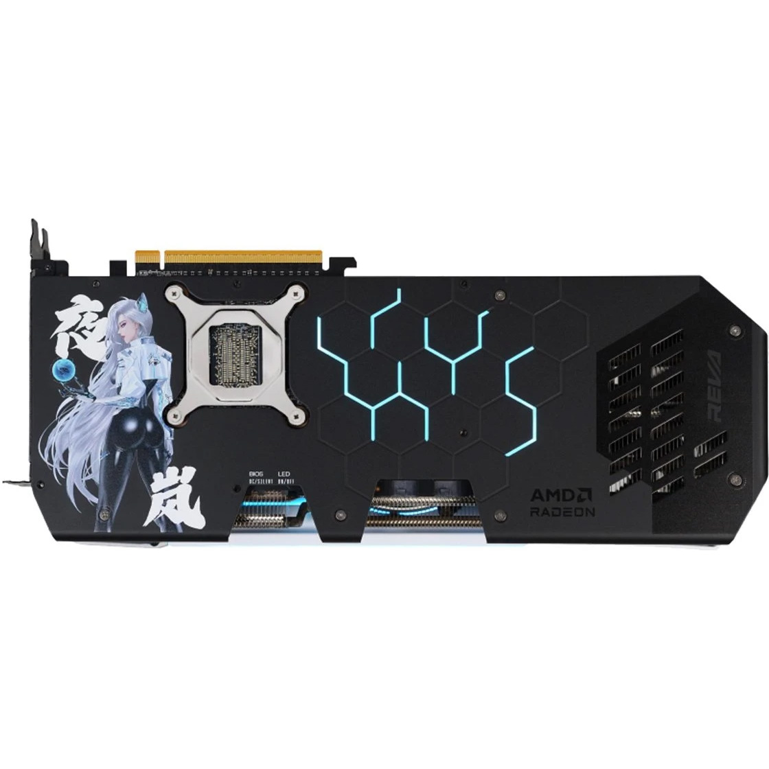 Видеокарта POWERCOLOR Hellhound Radeon RX 9070 XT 16GB GDDR6 Reva Edition (RX9070XT 16G-L/OC/REVA)