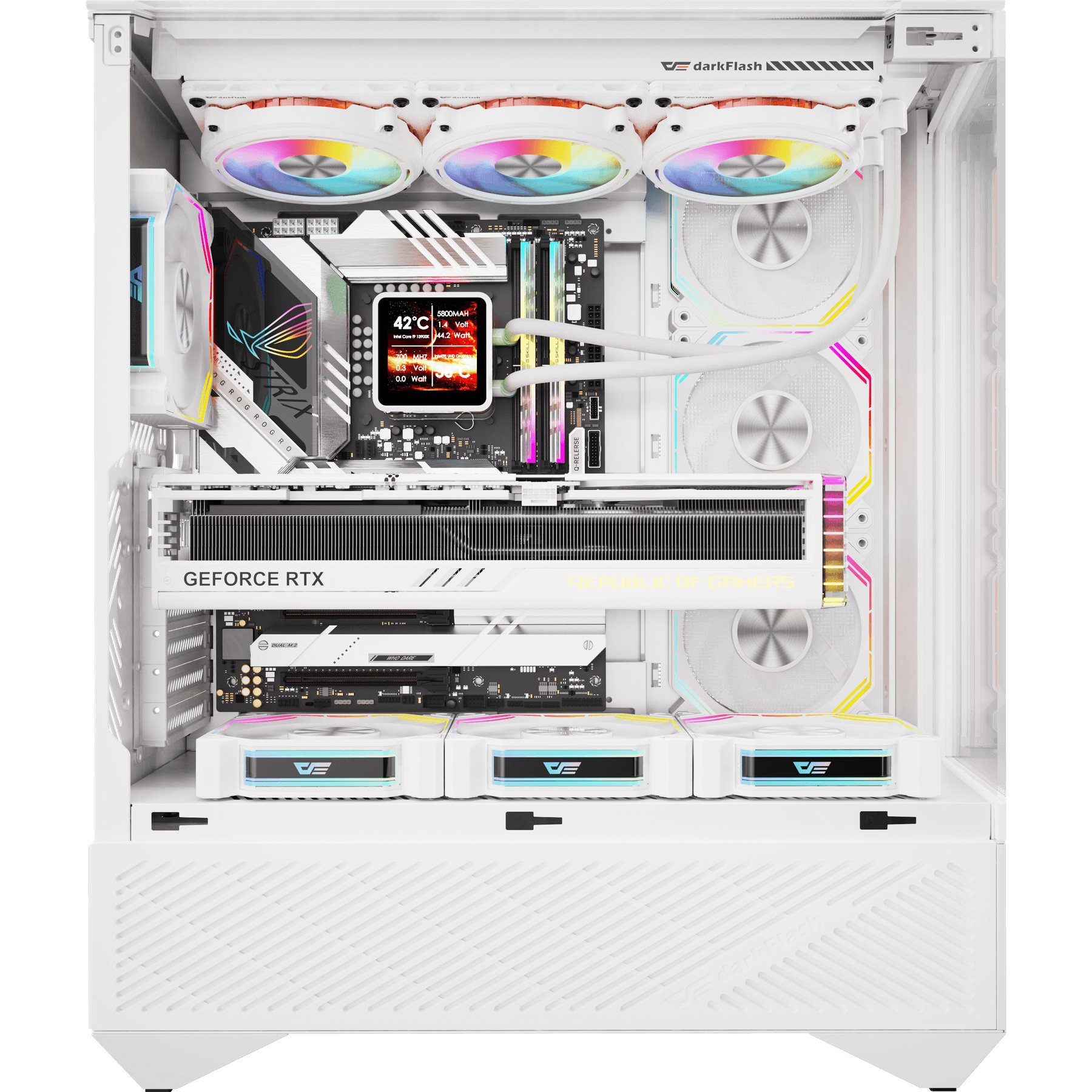 Корпус DARKFLASH DY460 White