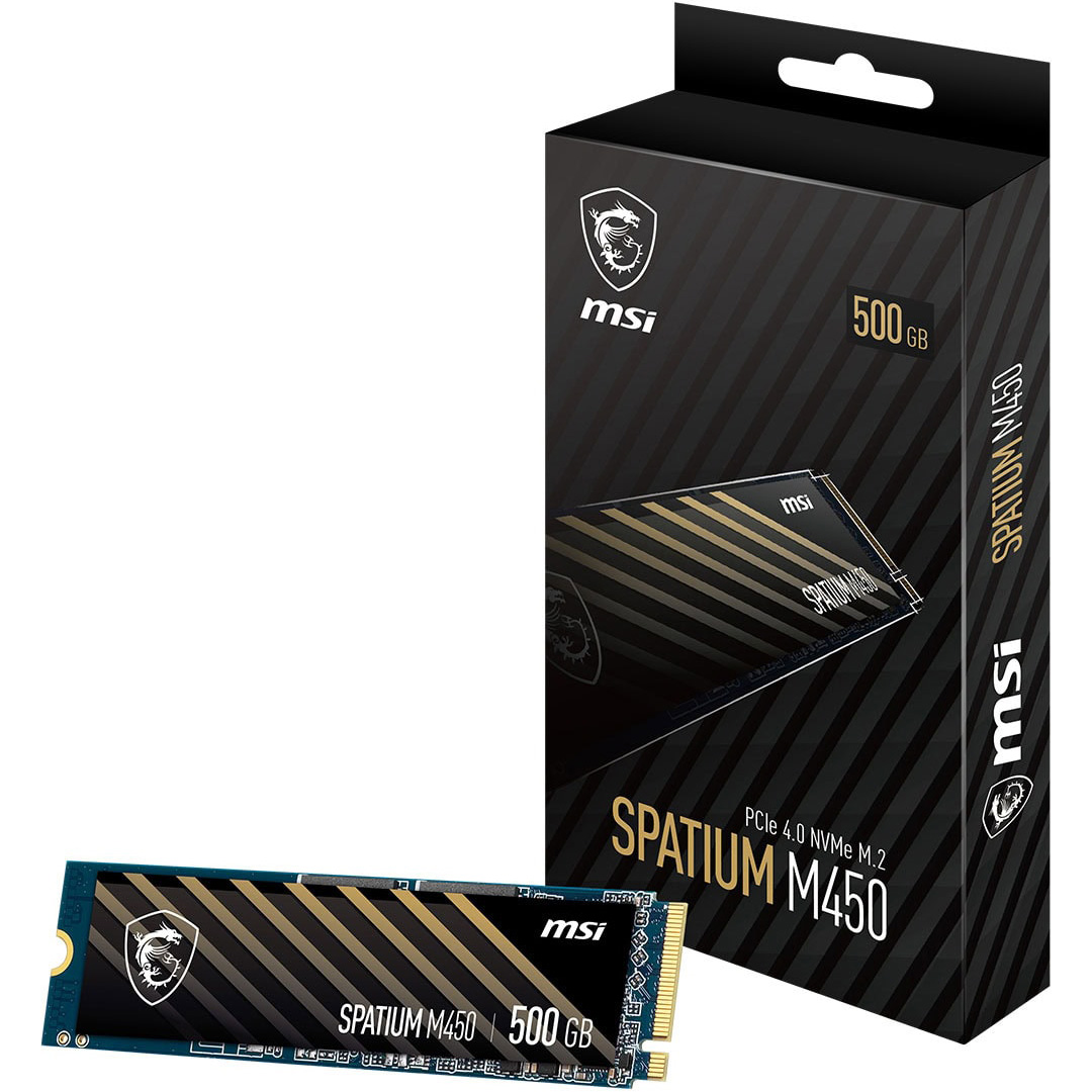 SSD диск MSI Spatium M450 V1 500GB M.2 NVMe (S78-440K380-P83)