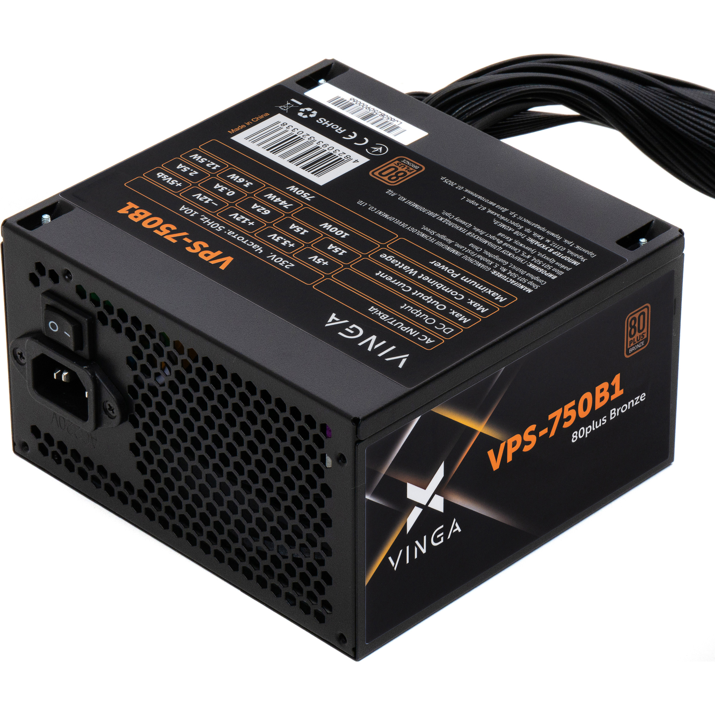 Блок живлення 750W VINGA VPS-750B1