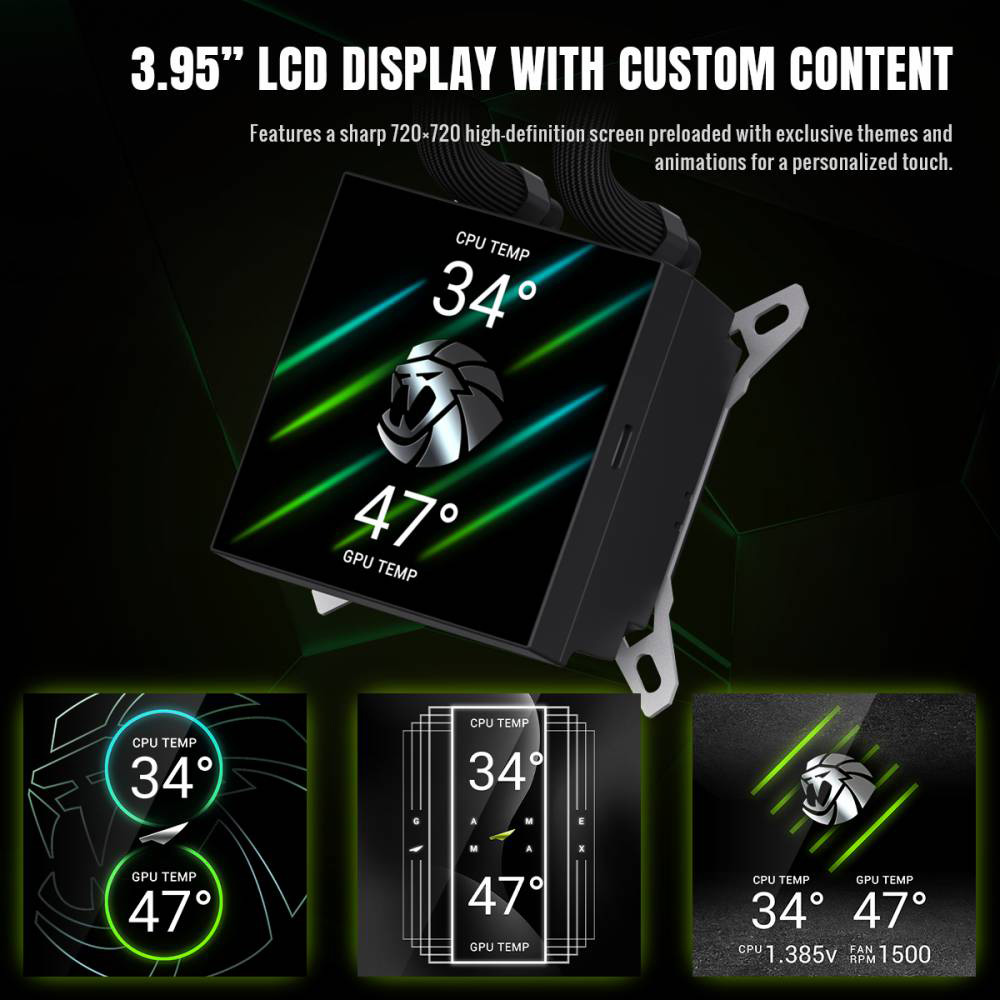 Система водяного охлаждения GAMEMAX Glacier 240 Black