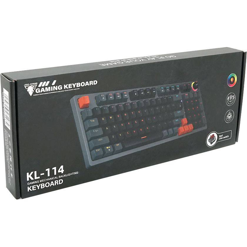 Клавіатура JEDEL KL-114 Black/Gray
