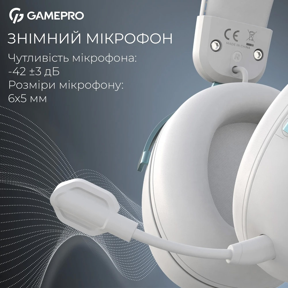 Навушники геймерскі GAMEPRO Asgard Freya HS145 White (HS145W)