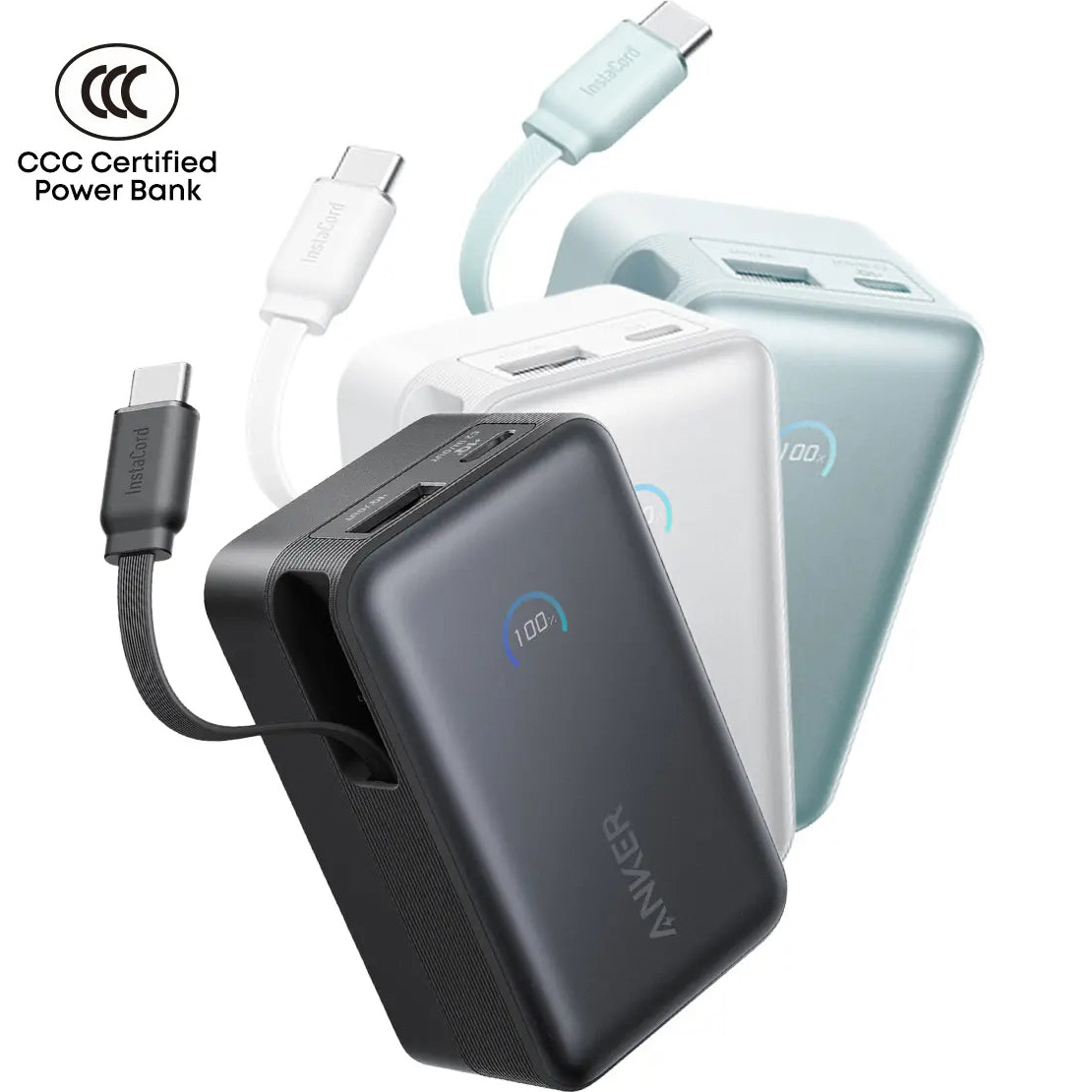 Повербанк ANKER Nano 45W 10000mAh Black (A1638H11)