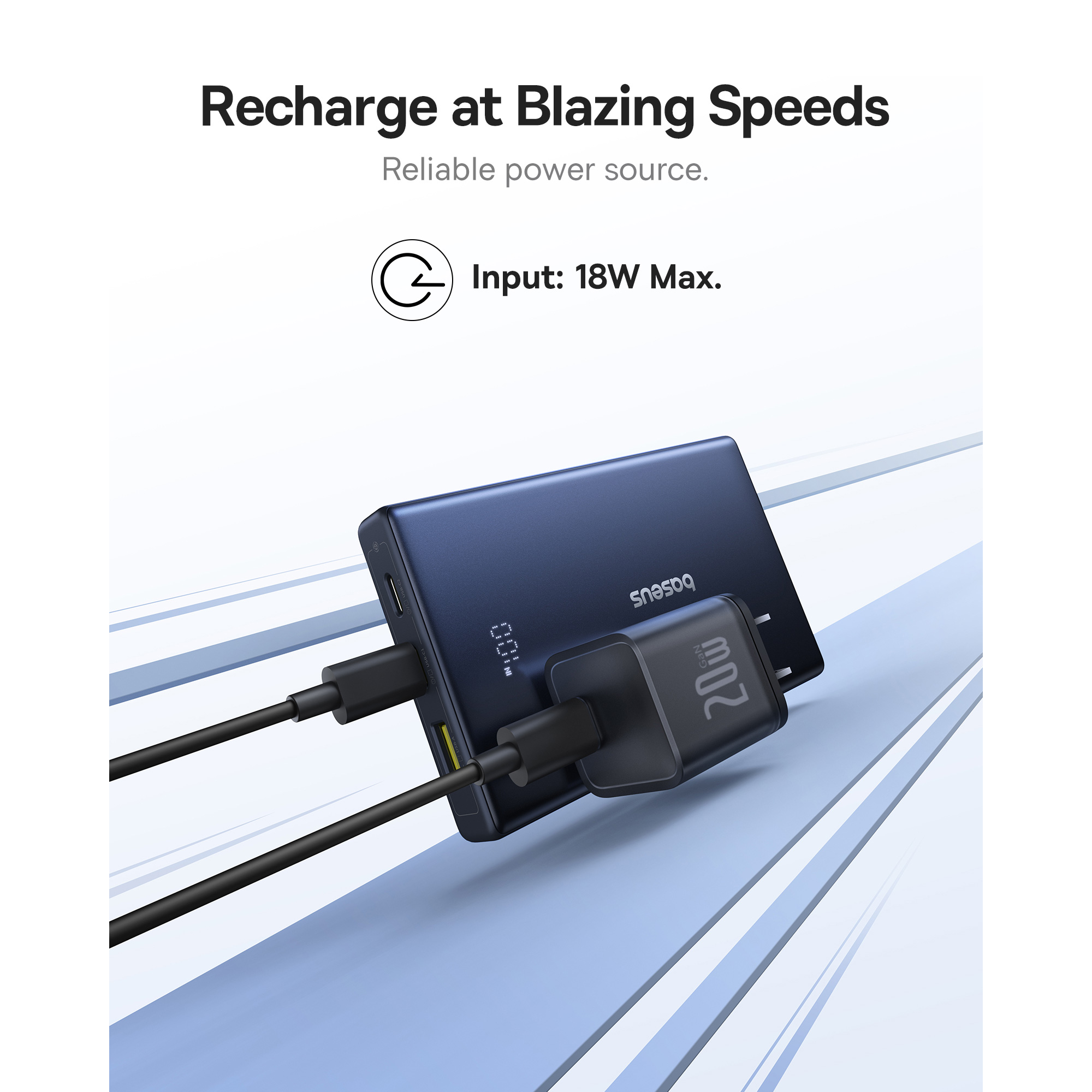 Повербанк BASEUS PicoGo 20W 10000mAh Black (P10076801123-00)