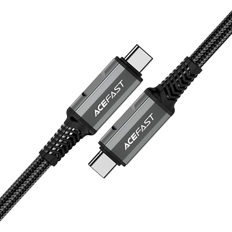 Кабель ACEFAST C1-09 USB-C - USB-C PD240W 1м Black Gray