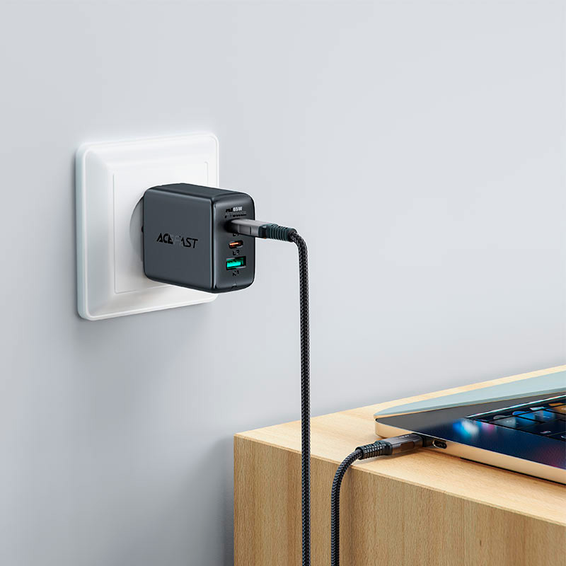Кабель ACEFAST C1-09 USB-C - USB-C PD240W 1м Black Gray