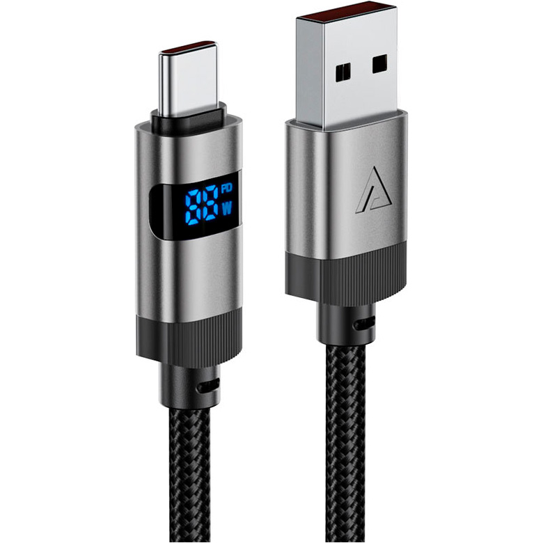 Кабель ACEFAST C15-04 USB-A - USB-C 66 Вт 1.2м Black