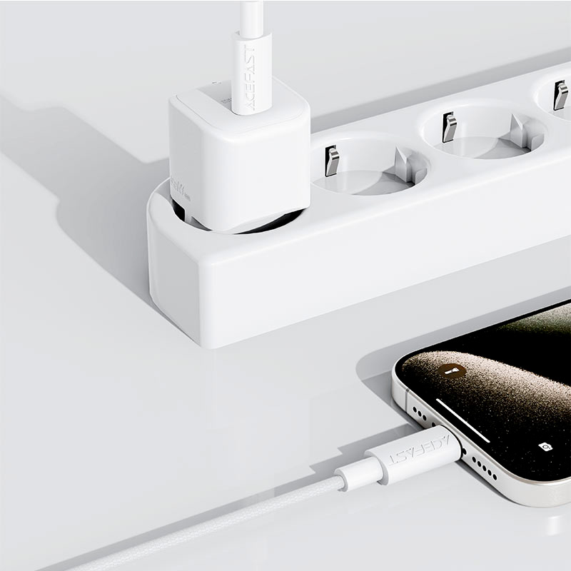 Кабель ACEFAST C18-03 USB-C to USB-C 60W 1.2м White