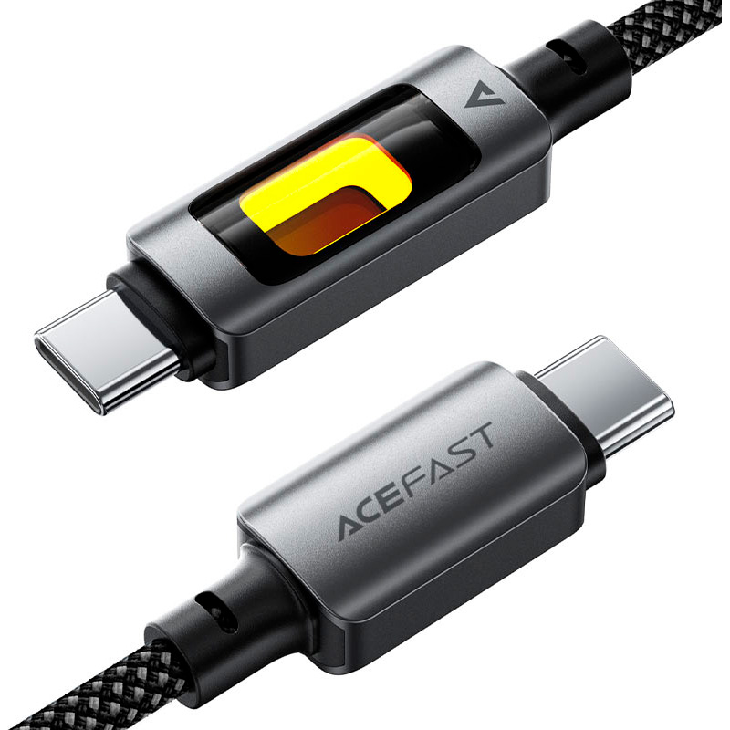 Кабель ACEFAST C21-03 USB-C - USB-C 60 Вт 1.2м Black