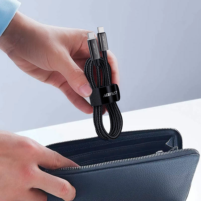 Кабель ACEFAST C23-03 USB-C - USB-C 60 Вт 1.2м Black