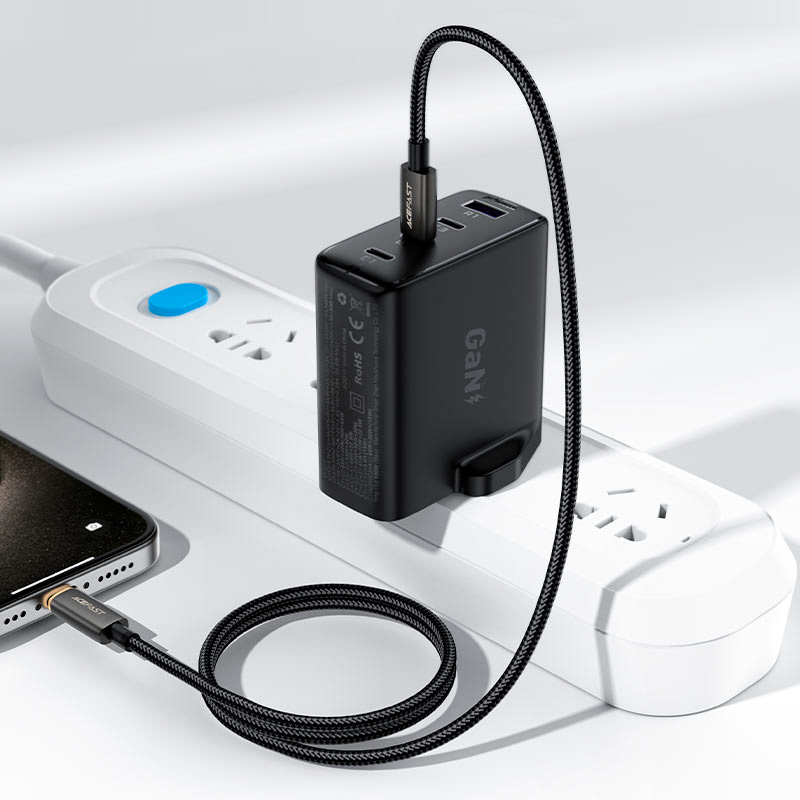 Кабель ACEFAST C23-03 USB-C - USB-C 60 Вт 1.2м Black