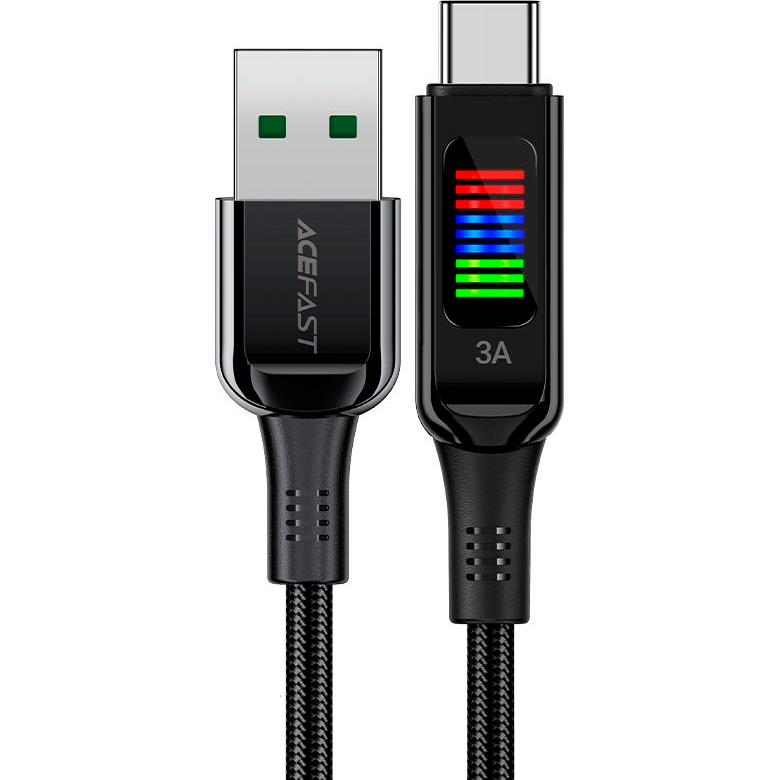 Кабель ACEFAST C7-04 USB-A - USB-C 60 Вт 1.2м Black