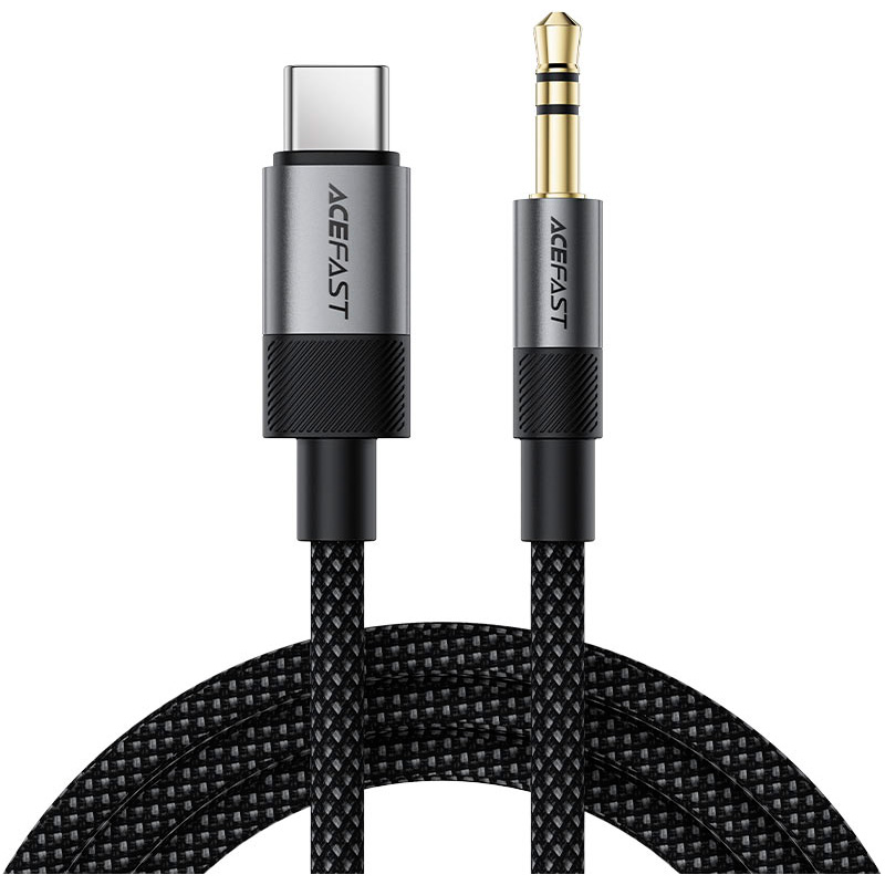 Кабель ACEFAST J11 USB-C - 3,5 мм USB-C to 3.5mm 1м Black