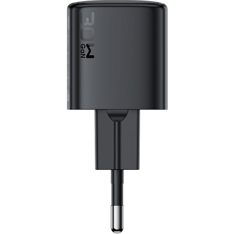 Зарядное устройство ACEFAST A118 Fast Charge Wall Charger GaN PD30W (1xUSB-C) Black w/Type-C cable