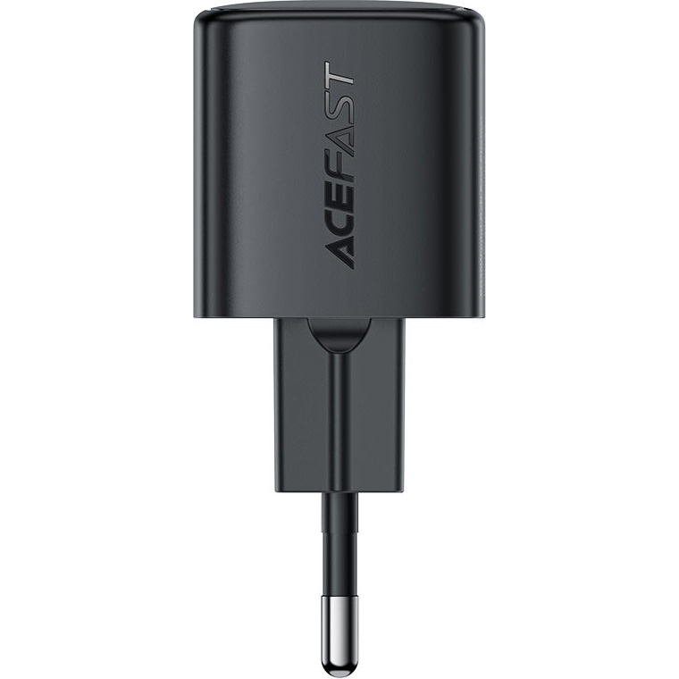 Зарядное устройство ACEFAST A118 Fast Charge Wall Charger GaN PD30W (1xUSB-C) Black w/Type-C cable