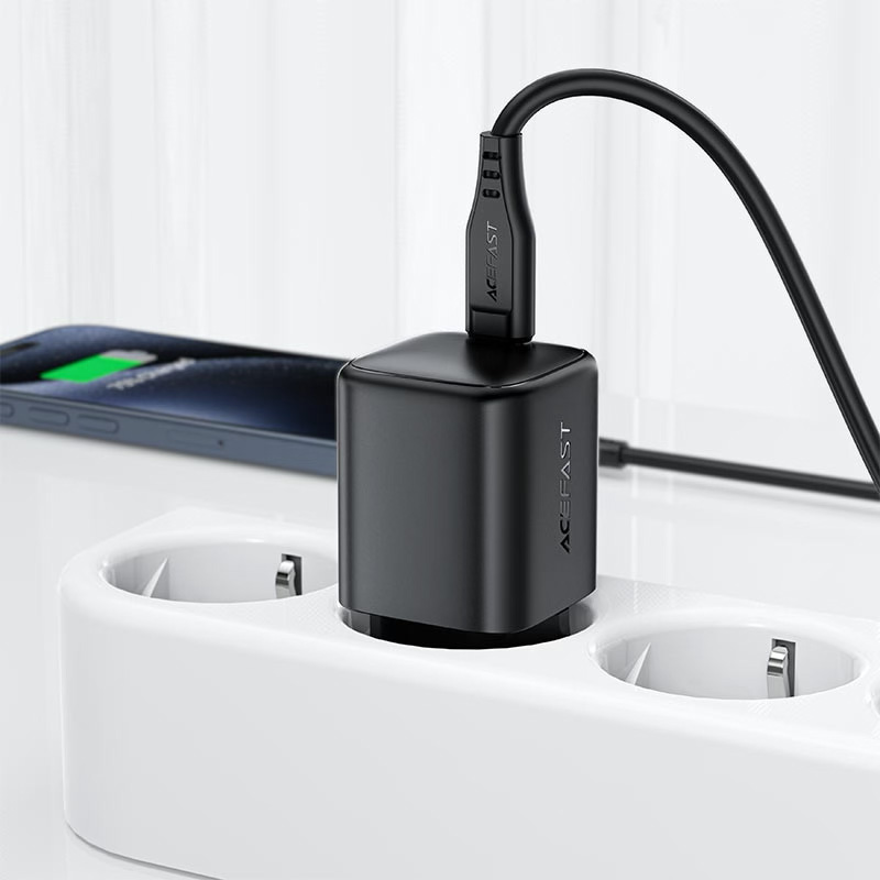 Зарядное устройство ACEFAST A119 Fast Charge Wall Charger GaN PD45W (1xUSB-C) Black