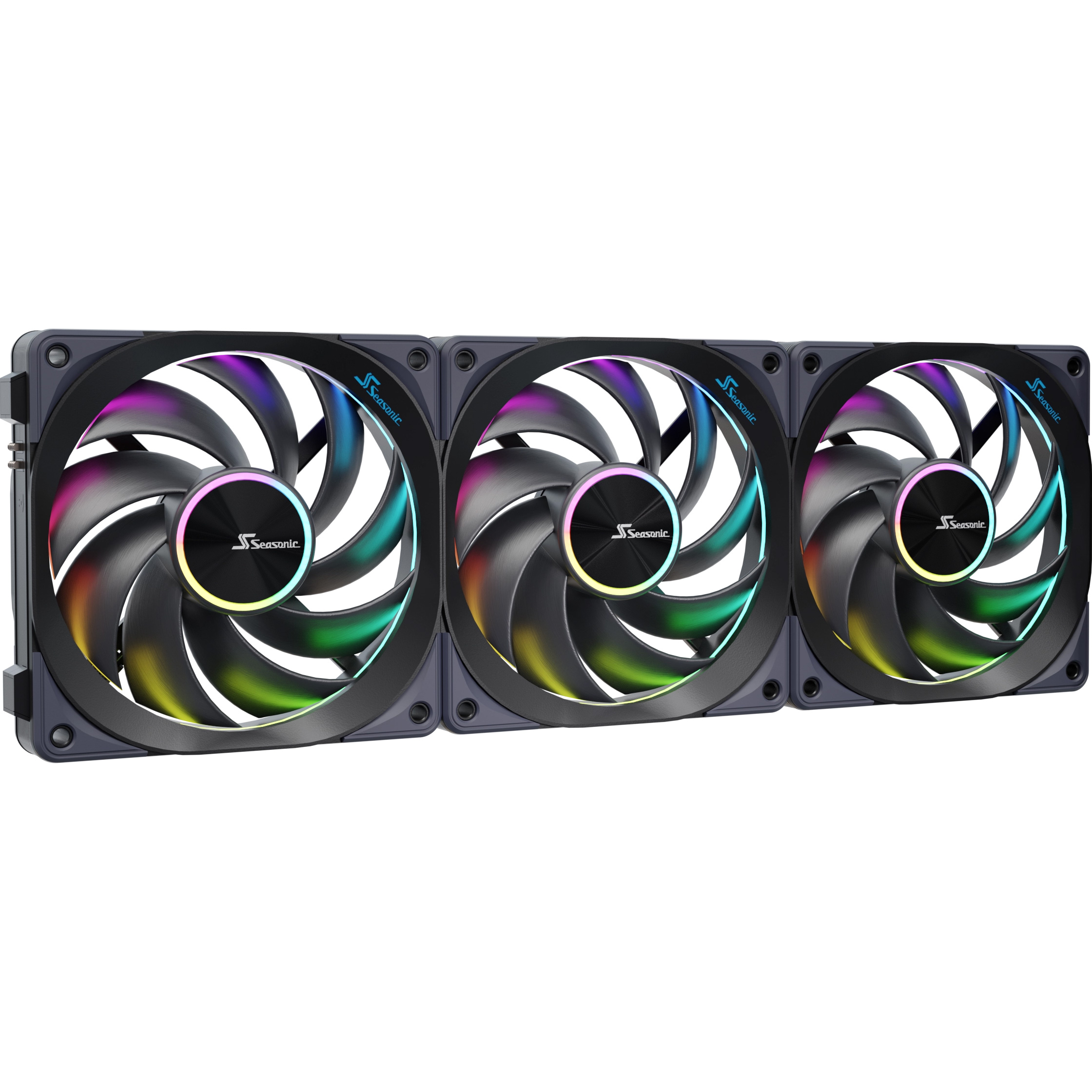 Комплект вентиляторов SEASONIC MagFlow ARGB 120mm 3-Pack
