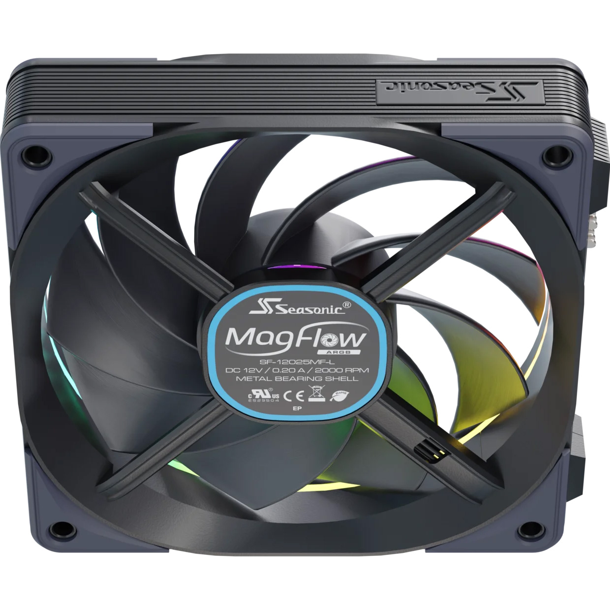 Комплект вентиляторов SEASONIC MagFlow ARGB 120mm 3-Pack