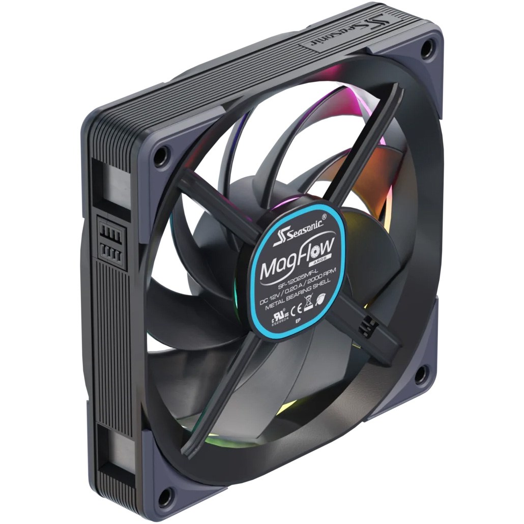 Комплект вентиляторов SEASONIC MagFlow ARGB 120mm 3-Pack