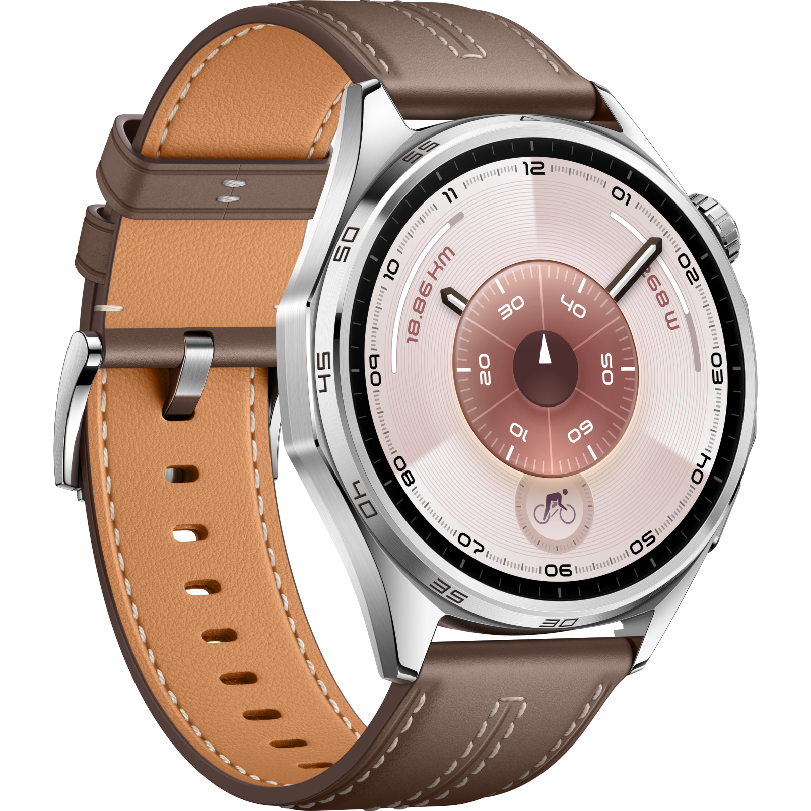 Смарт-часы HUAWEI Watch GT6 46mm Brown Leather (55020FTW)