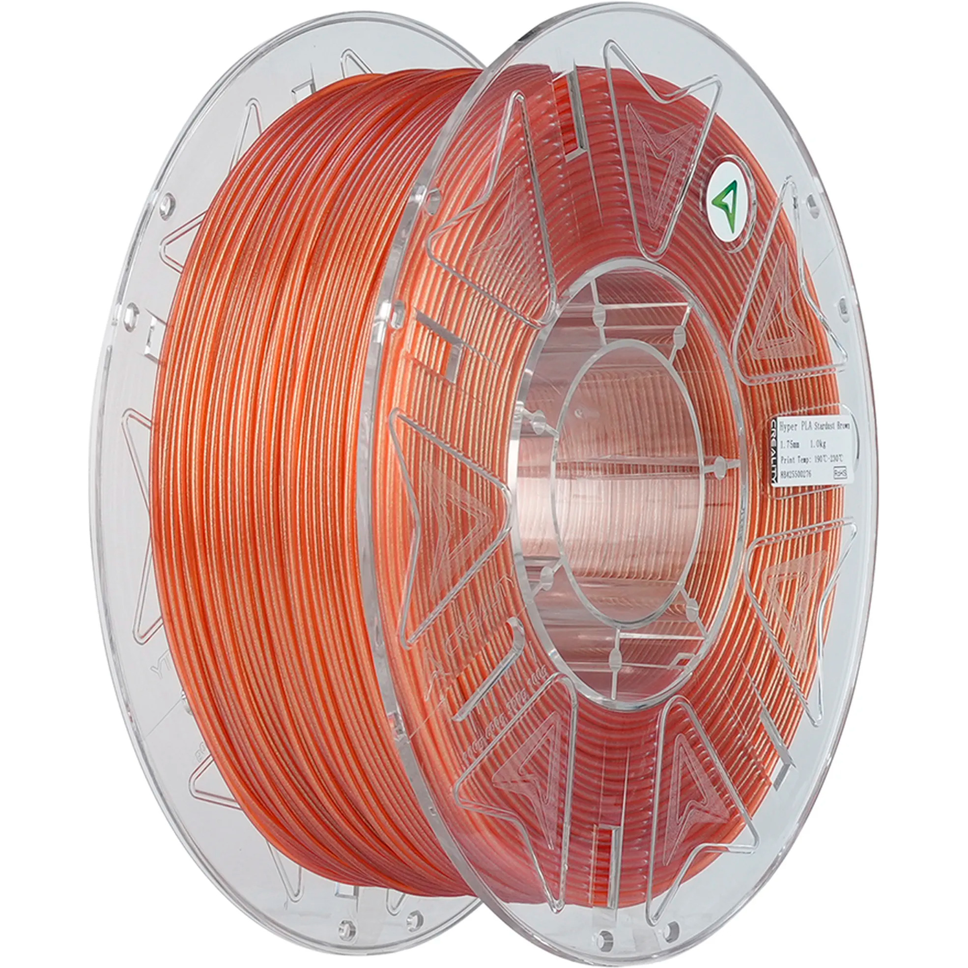 Пластик (філамент) для 3D принтера CREALITY Hyper PLA RFID Stardust 1.75mm, 1кг, Brown (3301010571)