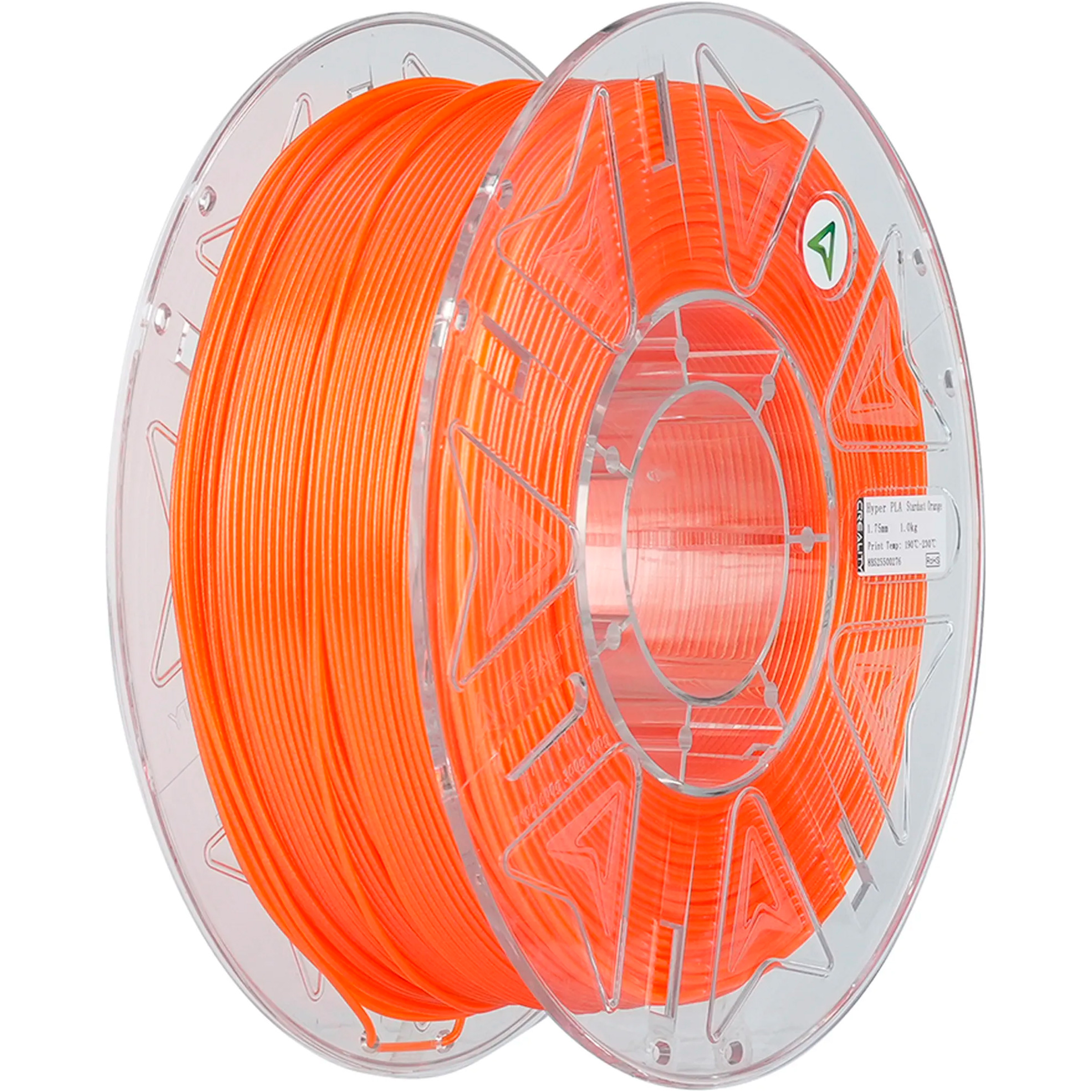 Пластик (філамент) для 3D принтера CREALITY Hyper PLA RFID Stardust 1.75mm, 1кг, Orange (3301010572)