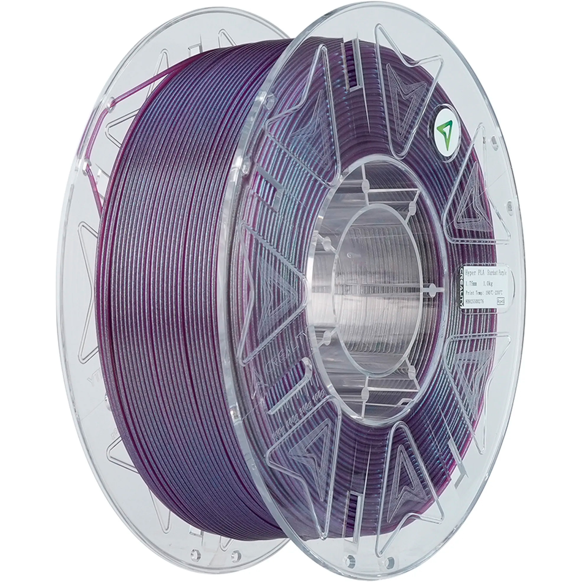 Пластик (філамент) для 3D принтера CREALITY Hyper PLA RFID Stardust 1.75mm, 1кг, Purple (3301010575)