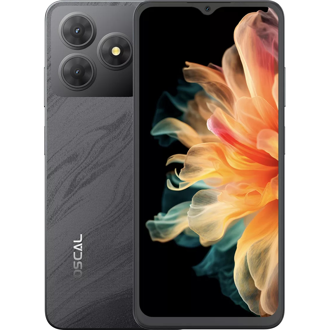 Смартфон OSCAL Flat 2 4/128GB Phantom Black