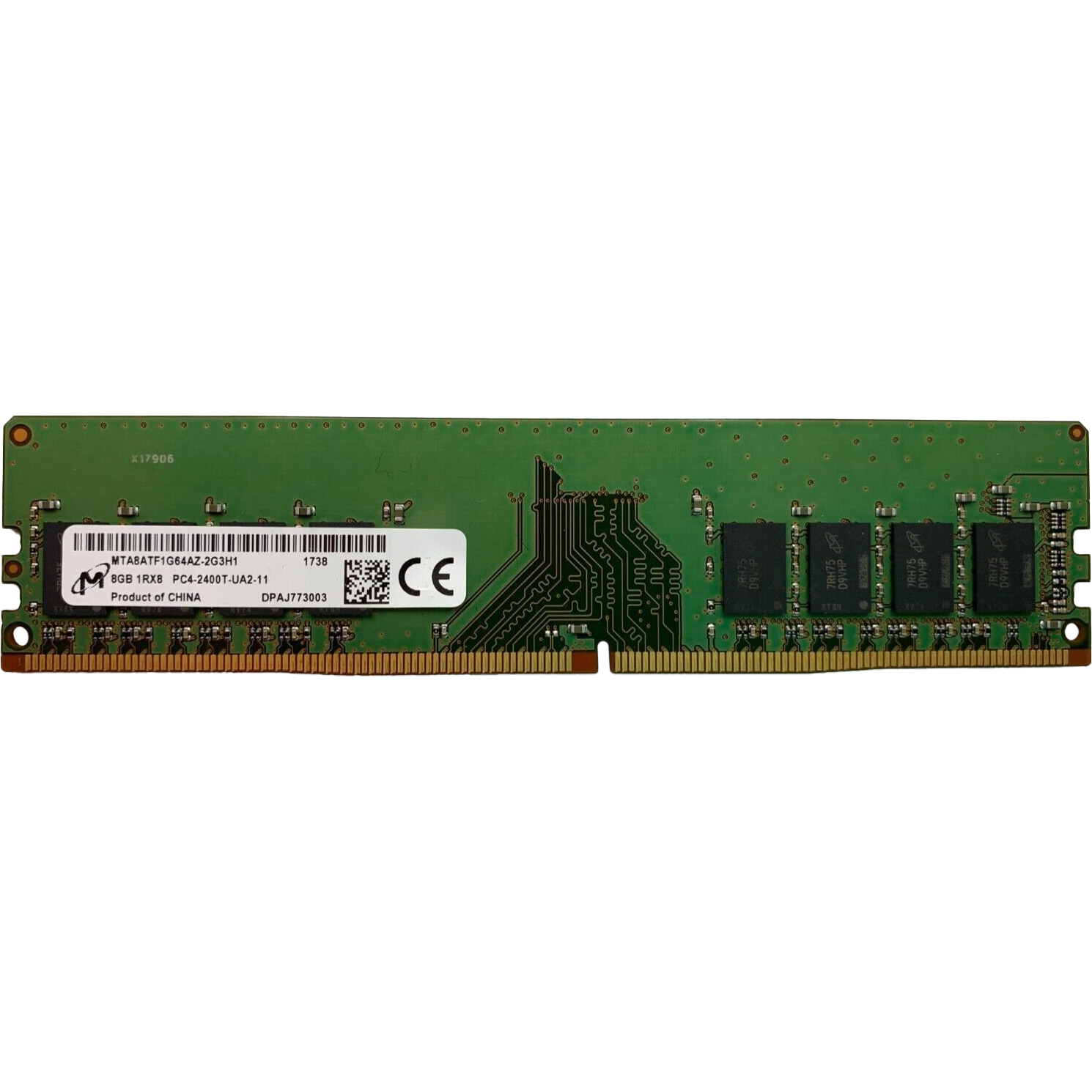Модуль пам'яті MICRON DDR4 2400MHz 8GB (MTA8ATF1G64AZ-2G3H1)