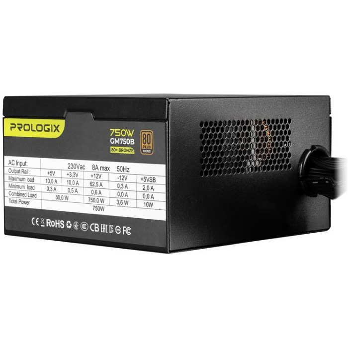 Блок питания 750W PROLOGIX GM750B