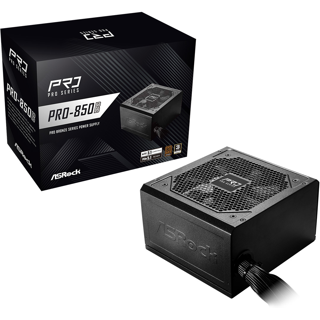 Блок живлення 850W ASROCK Pro-850B