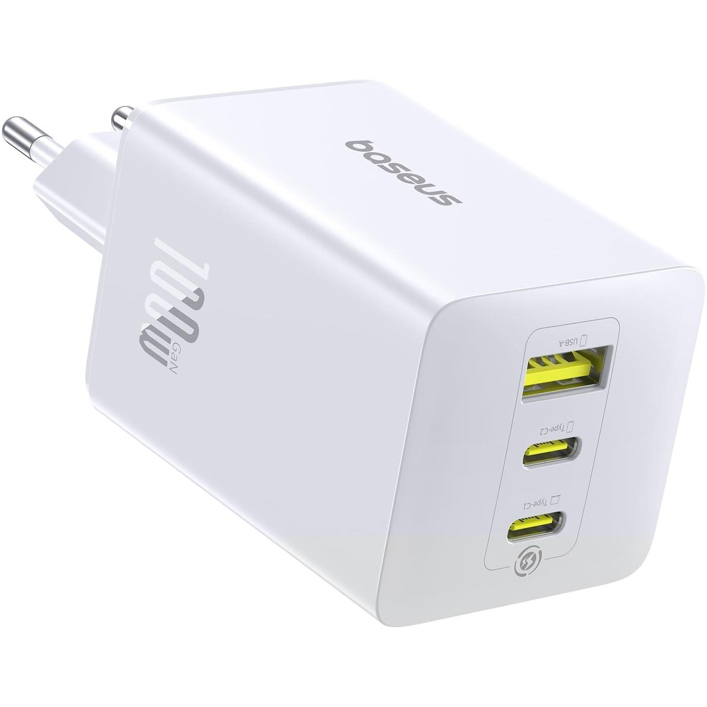 Зарядний пристрій BASEUS EnerFill FE11 Fast Charger 2C+U 100W White (P10182102213-00)
