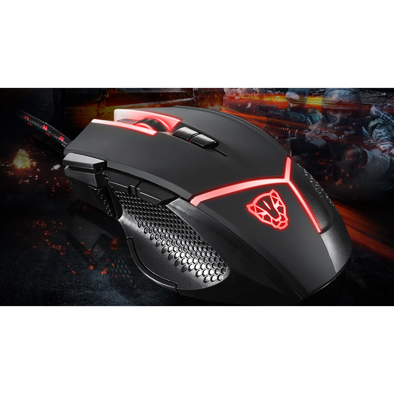 Миша ігрова MOTOSPEED V18 Black